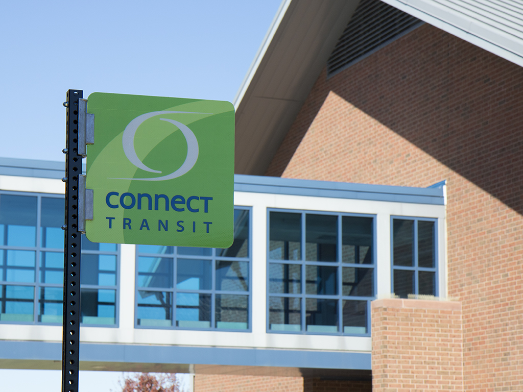 Connect Transit Bus Stop Sign