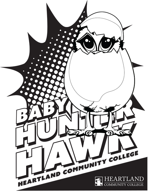 Baby Hunter. more detailed coloring page
