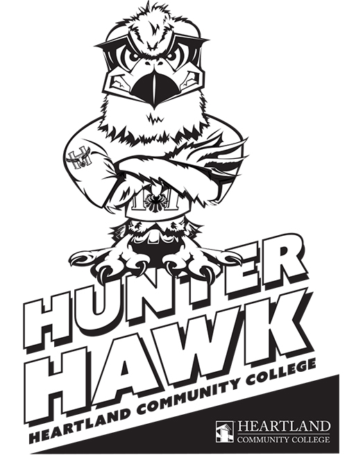 Hunter more detailed coloring page