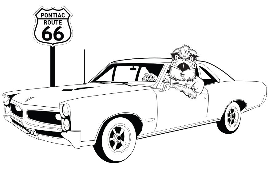 Hunter Hawk Coloring Page