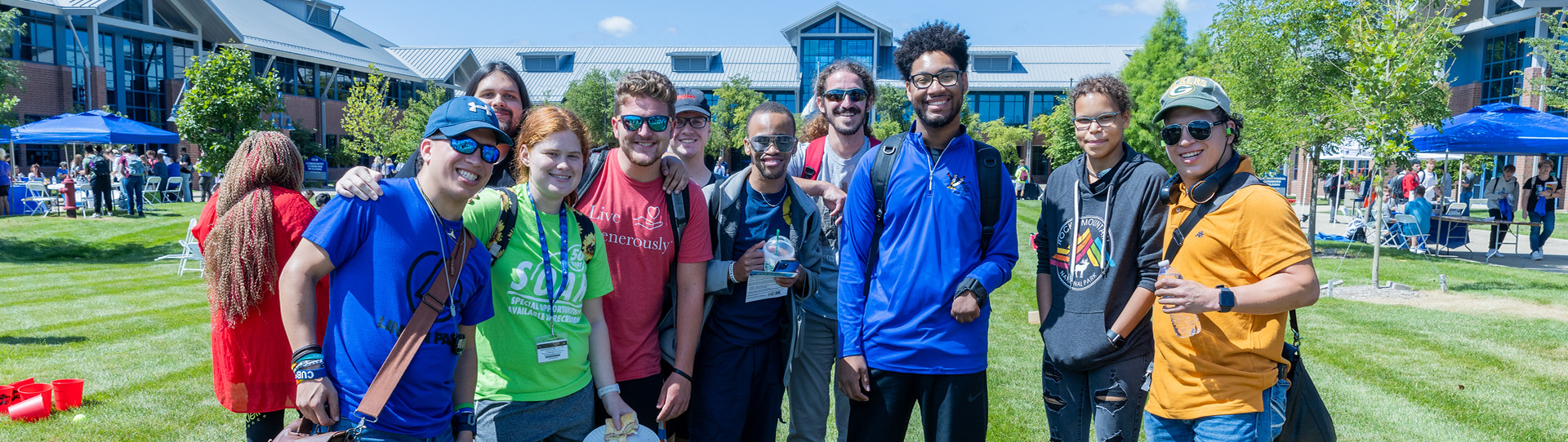 Click this button for the new students page.