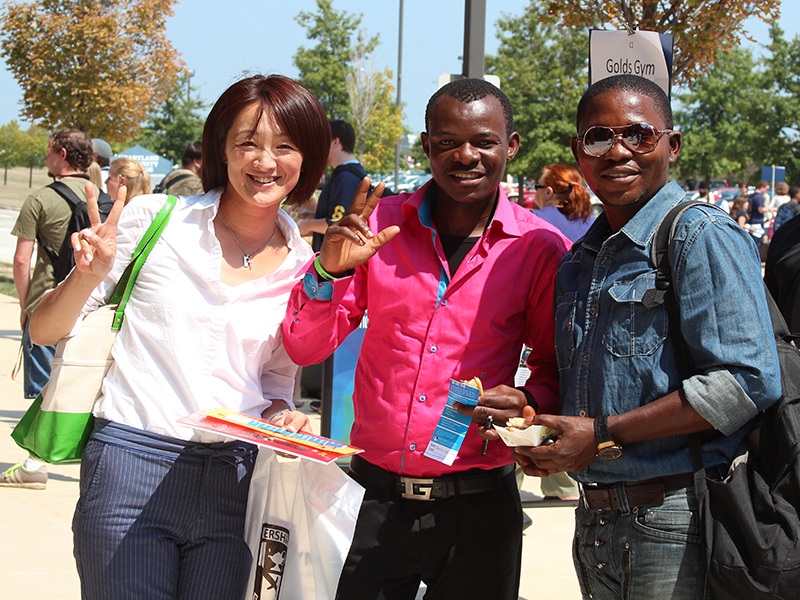 International students at Heartland
